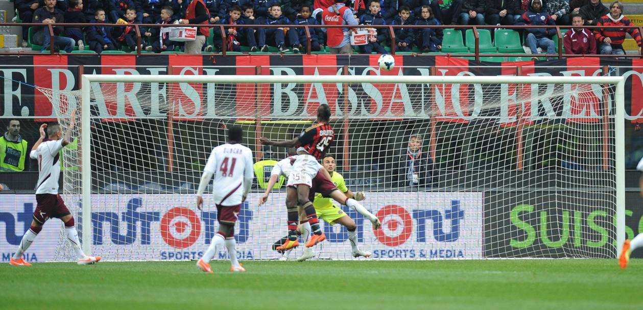 L&#39;ultimo gol ufficiale di Balotelli in rossonero è datato 19 aprile: è l&#39;1-0 al Livorno. Ansa